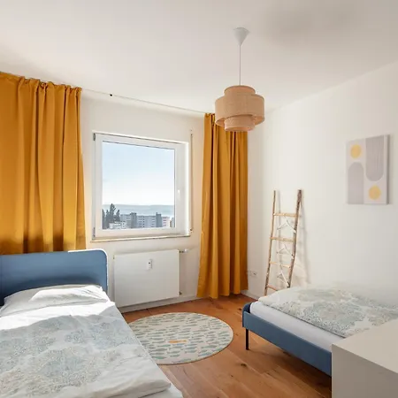 דירה Sonnenberg - Penthouse Feeling Mit Panorama-aussicht אוברלינגן